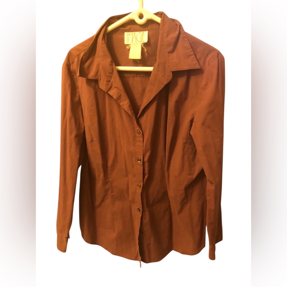 Image Plum Button Up Blouse Long Sleeve 20W